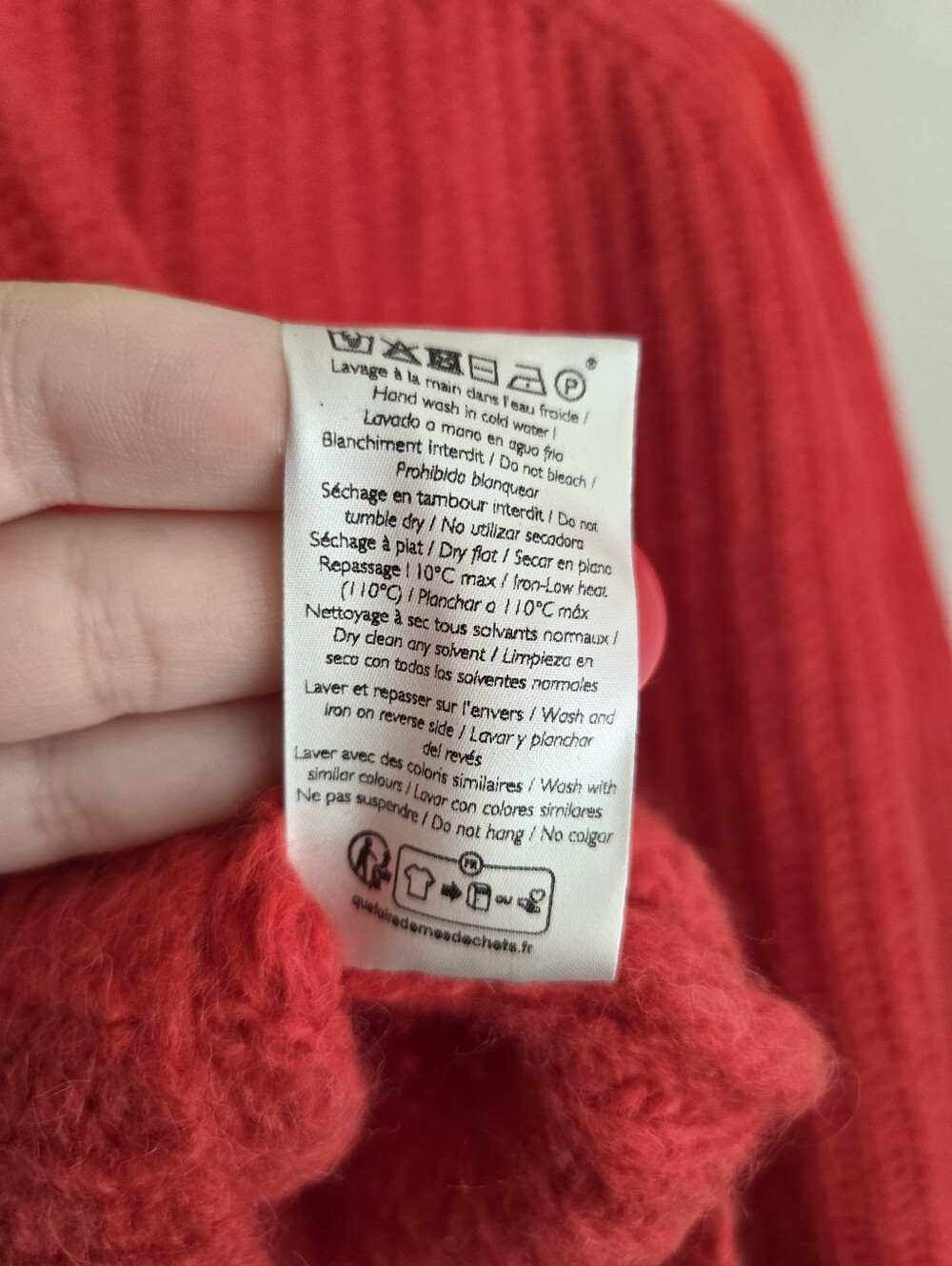 Sezane Emile Cardigan in Red size XS NWT - Picture 11 of 11